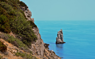 Rock formation bird cliff magic - exekia free wallpaper
