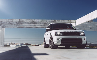 White range rover bridge blue - luxury free wallpaper