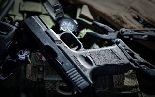 Gun watch scissors military gear - andries stock free wallpaper