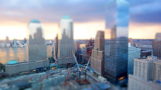Cityscape tokyo sunset blurry bokeh 2 - sunset free wallpaper