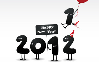 Happy new year balloon sign - else alfelt free wallpaper