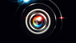 Camera lens bright light black - a photo free wallpaper