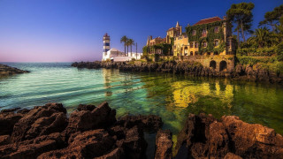 Lighthouse tropical island beach urban - a tropical island free wallpaper