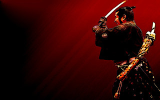 Baioken eishun black outfit sword - a black outfit holding free wallpaper