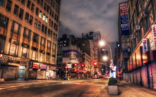 Tokyo cityscape night street lights - city free wallpaper