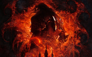 Fire demon sword woman embers - a fire free wallpaper