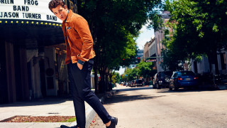 Man brown jacket skateboard theater - a theater free wallpaper