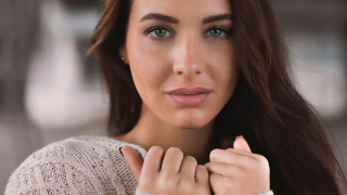 Eszter mattioni long hair sweater - shaded free wallpaper