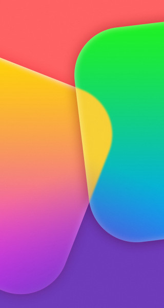 Colorful background curved corner 3d - surreal free wallpaper