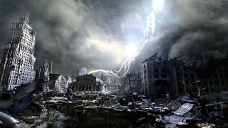 City lightning debris matte architecture - carel willink free wallpaper