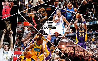 Basketball collage fans stadium banner - a stadium free wallpaper