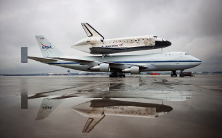 Jetliner space shuttle precisionism epic - epic scale free wallpaper