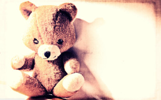 Teddy bear shadow wall ambient - the wall behind free wallpaper