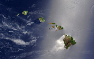 Saint bartan island satellite night - matte painting free wallpaper for desktop