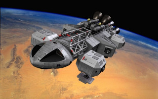 Space station red sky earth - earth free wallpaper