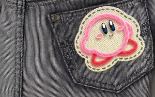 Pink brooch ribbon jeans fence - ultra realistic digital art free wallpaper