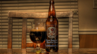 Beer bottle glass table wooden - adolf bierbrauer free wallpaper