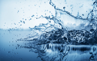 Blue water splash reflection sky - anthony s waters free wallpaper