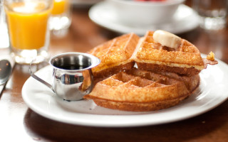 Waffle coffee plate spoon tilt - a spoon and a spoon free wallpaper