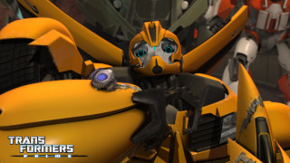 Yellow black robot big eyes - derf free wallpaper