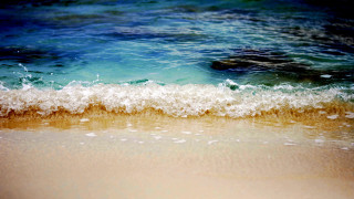 Wave beach blue sky white - beach free wallpaper