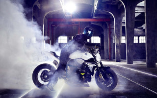 Man motorcycle smoke futurism digital - a man riding free wallpaper