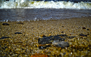 Beach wave rock city sky - beach free wallpaper