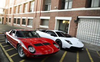 Two cars parking lot garage - ed roth free wallpaper