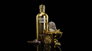 Vodka gold decoration bow black - david lachapelle free wallpaper