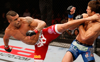 Kicking man caged wrestling photography - caged free wallpaper