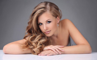 Eszter mattioni beautiful woman flowing - flowing hair free wallpaper