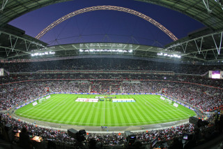 Stadium soccer game night crowd 2 - a large crowd of people free wallpaper