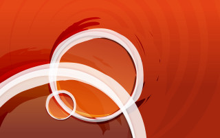 Red white abstract circle bottom - a white circle free wallpaper