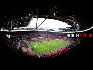 Wembley stadium soccer field view - a stadium free wallpaper