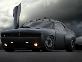 Car hood up lights cloudy - a hood free wallpaper