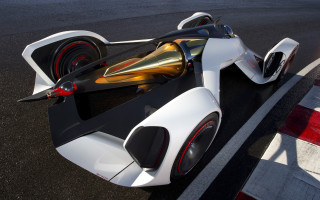 Futuristic car street night starry - the car free wallpaper