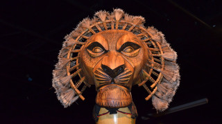 Wooden lion head bronze sculpture - bronze free wallpaper
