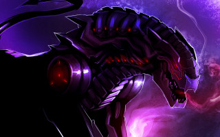 Cybernetic lyco creature glowing eyes - cybernetic free wallpaper