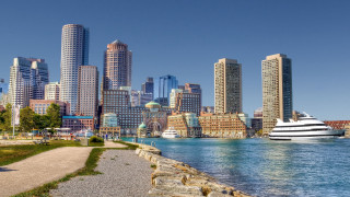 Cityscape waterfront boat beach architecture - the water near a city free wallpaper