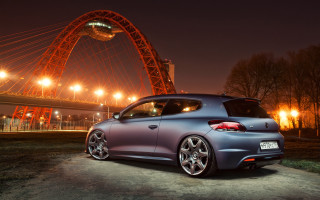 Car bridge night lights rimfire - rim free wallpaper