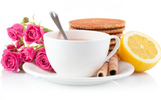 Tea cup flowers cookies digital - clara peeters free wallpaper