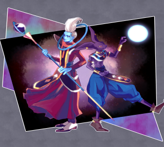 Cartoon couple characters purple background - league of legends concept art free wallpaper