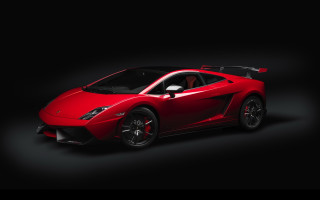 Red sports car dark room 57 - a red sports car free wallpaper