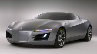 Silver car digital rendering concept - concept design free wallpaper