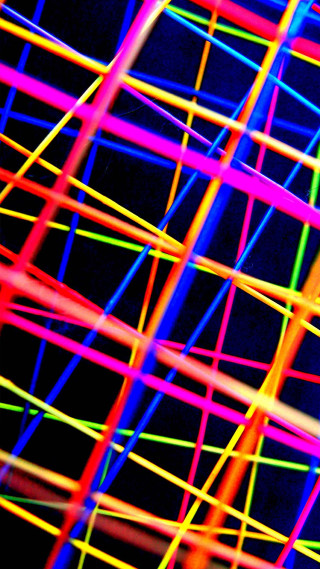 Colorful background lines shapes black - net art free wallpaper