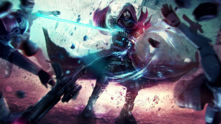 Woman horse demon sword fantasy - a woman riding free wallpaper