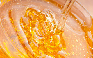 Yellow liquid poured glass bowl - the bowl free wallpaper