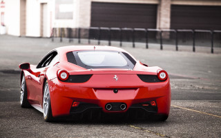 Red sports car parking lot 39 - a parking meter free wallpaper