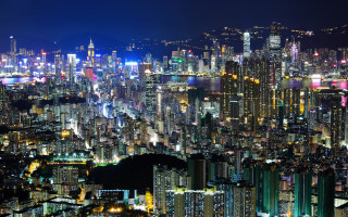 Cityscape night lights tokyo bright - cui bai free wallpaper