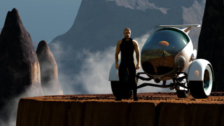 Cliff futuristicvehicle mountains cinematicmatte afrofuturism - futuristic free wallpaper